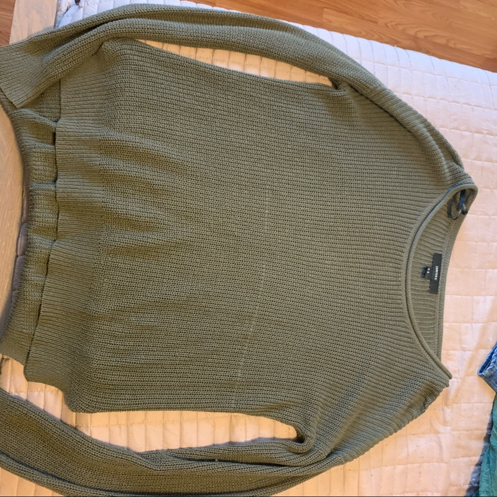 Green sweater